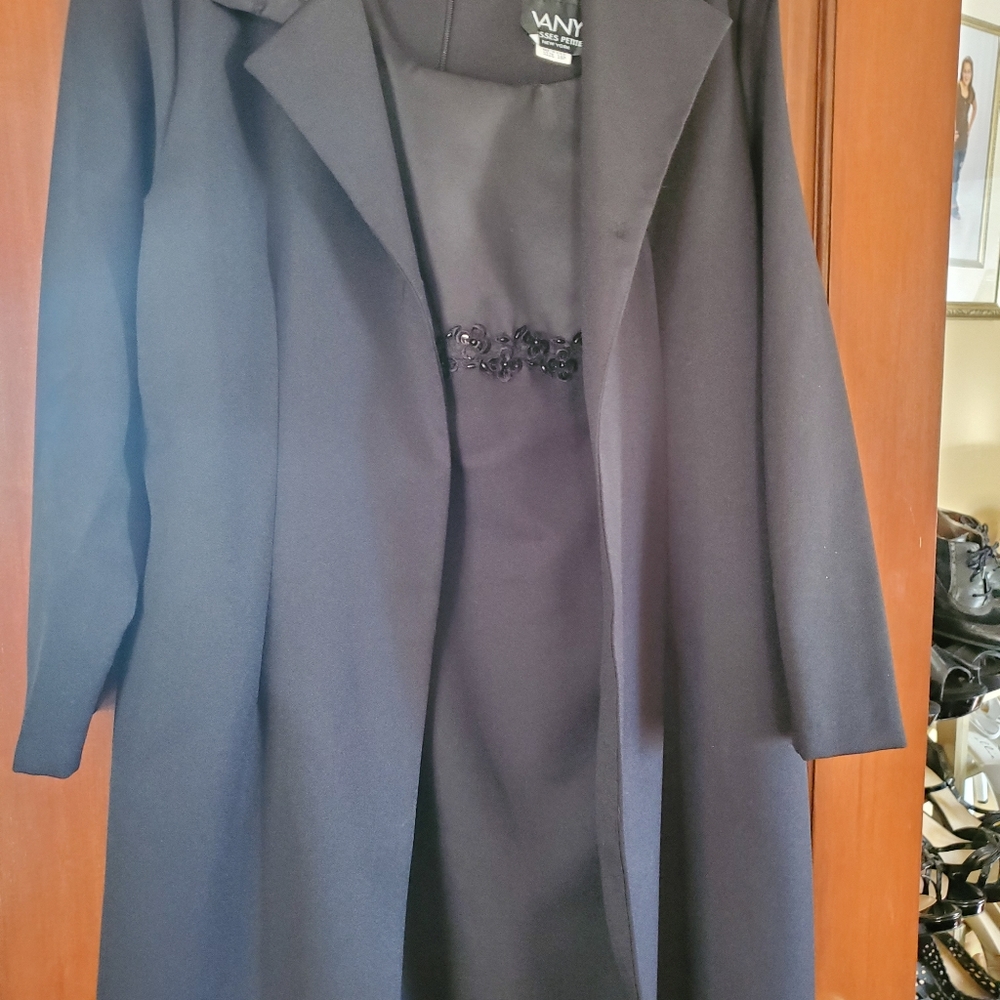 Two piece embellished dress and jacket